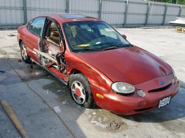 1FALP52U9VA273676 - 1997 FORD TAURUS GL BURGUNDY photo 1