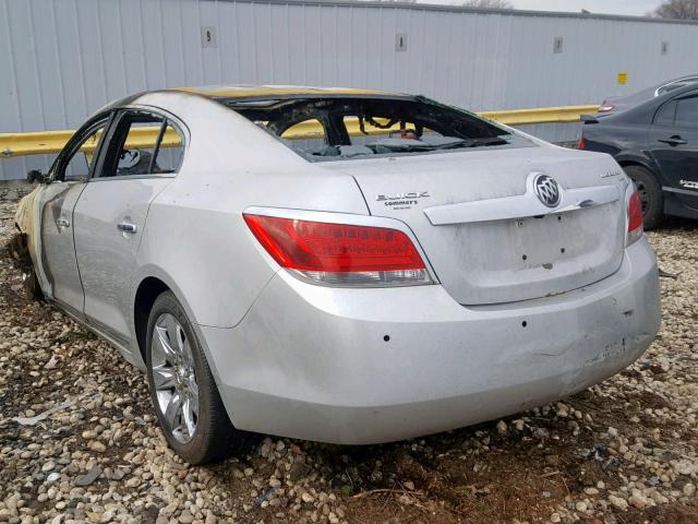 1G4GC5EG6AF183309 - 2010 BUICK LACROSSE C SILVER photo 3