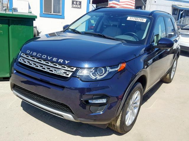 SALCR2BG1GH618585 - 2016 LAND ROVER DISCOVERY BLUE photo 2