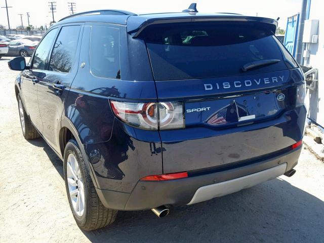 SALCR2BG1GH618585 - 2016 LAND ROVER DISCOVERY BLUE photo 3