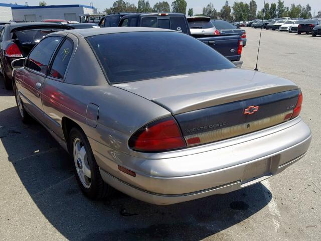 2G1WX12K7X9114189 - 1999 CHEVROLET MONTE CARL GRAY photo 3