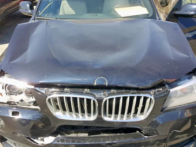 5UXWX7C52E0E78158 - 2014 BMW X3 XDRIVE3 BLUE photo 7