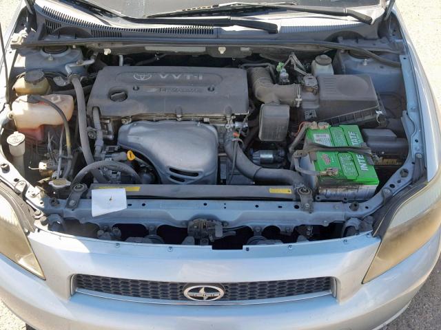 JTKDE177860095677 - 2006 TOYOTA SCION TC ვერცხლისფერი ფოტო 7