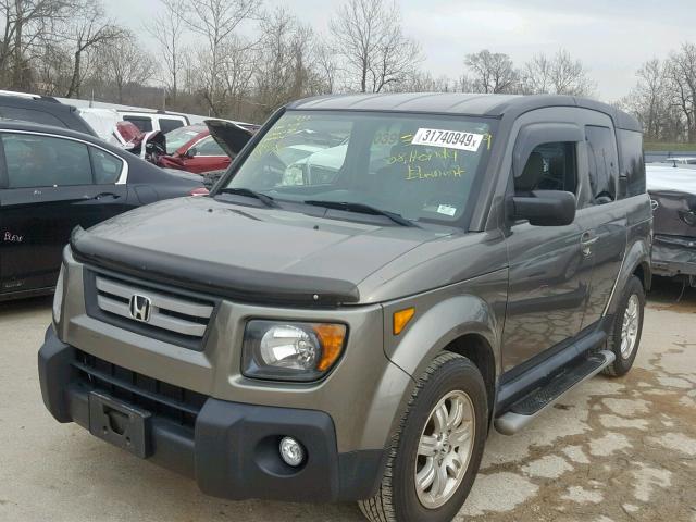 5J6YH28778L006410 - 2008 HONDA ELEMENT EX GRAY photo 2