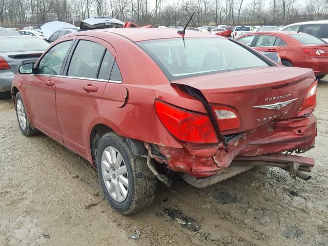 1C3CC4FB0AN100869 - 2010 CHRYSLER SEBRING TO RED photo 3