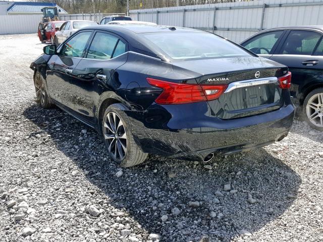 1N4AA6AP4GC404742 - 2016 NISSAN MAXIMA 3.5 BLACK photo 3