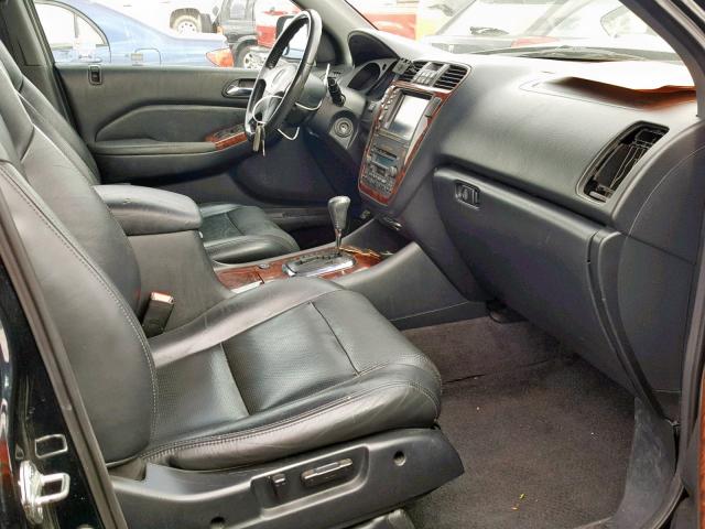 2HNYD18841H519003 - 2001 ACURA MDX TOURIN BLACK photo 5