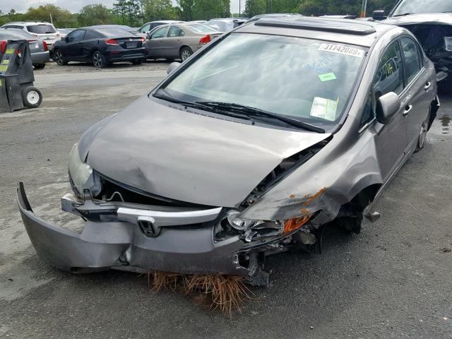 2HGFA16998H338167 - 2008 HONDA CIVIC EXL 灰色 照片 2