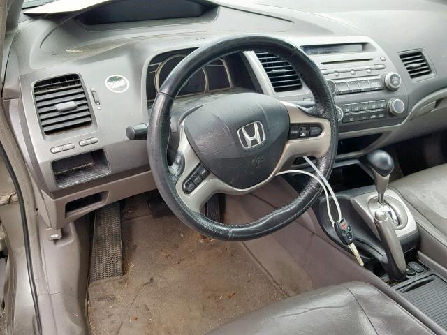 2HGFA16998H338167 - 2008 HONDA CIVIC EXL 灰色 照片 9