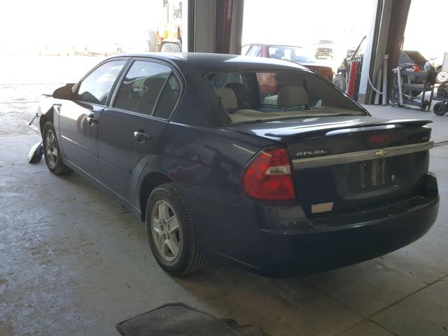 1G1ZT52895F315066 - 2005 CHEVROLET MALIBU LS BLUE photo 3