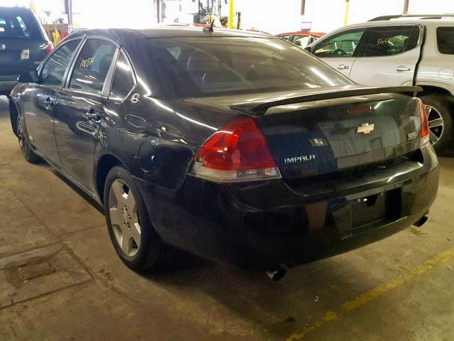 2G1WD58C689269897 - 2008 CHEVROLET IMPALA SUP Қара фото 3