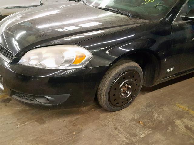 2G1WD58C689269897 - 2008 CHEVROLET IMPALA SUP Қара фото 9