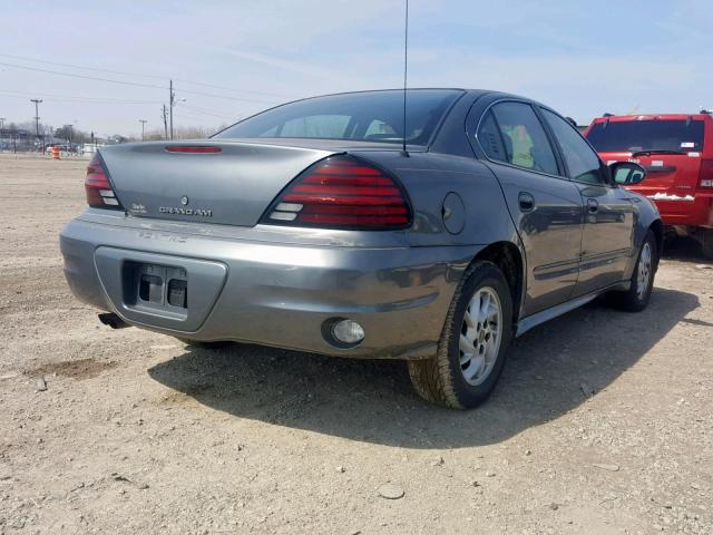 1G2NF52F83C168348 - 2003 PONTIAC GRAND AM S GRAY photo 4