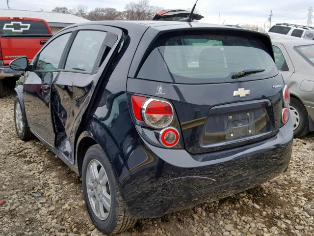 1G1JA6SHXC4204544 - 2012 CHEVROLET SONIC LS 黑色 照片 3