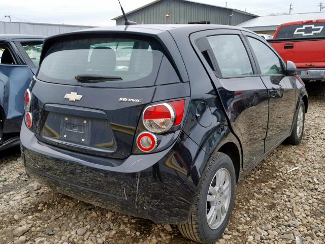 1G1JA6SHXC4204544 - 2012 CHEVROLET SONIC LS 黑色 照片 4