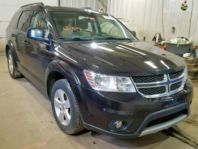 3D4PG1FG7BT527997 - 2011 DODGE JOURNEY MA BLACK photo 1