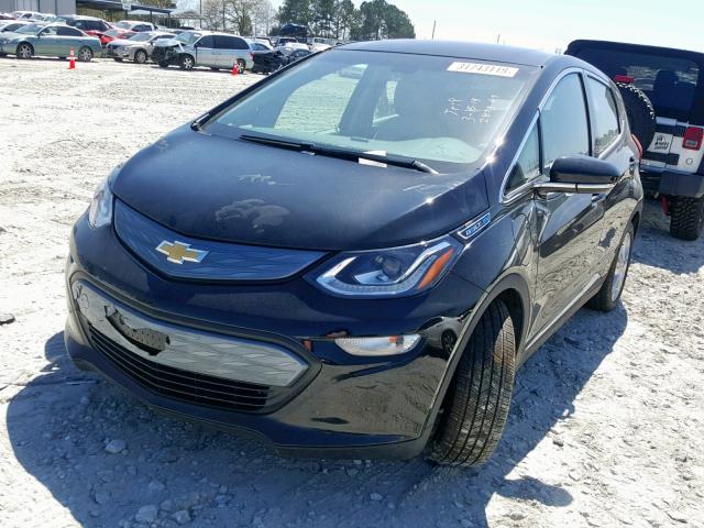 1G1FY6S04K4112873 - 2019 CHEVROLET BOLT EV LT BLACK photo 2