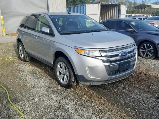 2FMDK3JC1DBB45876 - 2013 FORD EDGE SEL SILVER photo 1