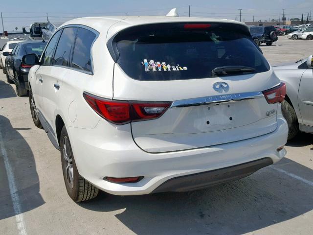 5N1DL0MNXKC506642 - 2019 INFINITI QX60 LUXE WHITE photo 3