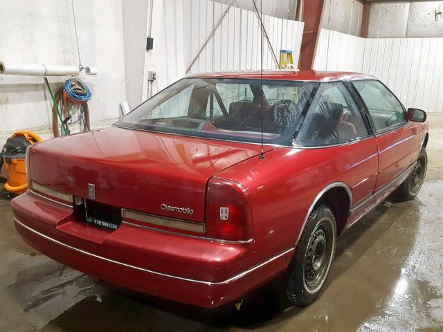 1G3WH14W9JD385771 - 1988 OLDSMOBILE CUTLASS SU RED photo 4