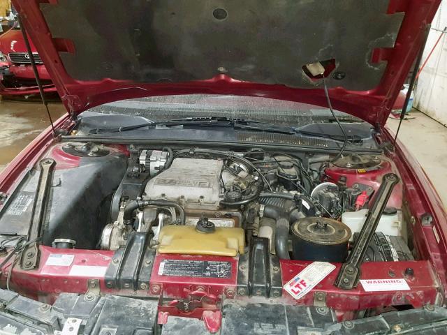 1G3WH14W9JD385771 - 1988 OLDSMOBILE CUTLASS SU RED photo 7