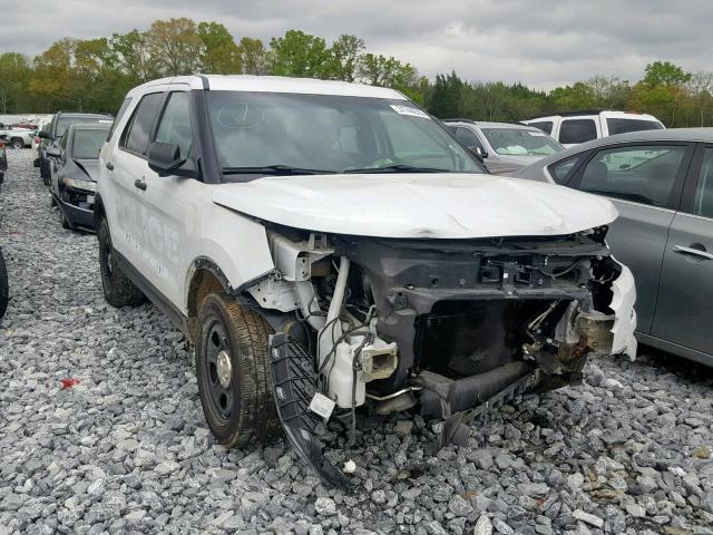 1FM5K8AR5GGC60578 - 2016 FORD EXPLORER P WHITE photo 1