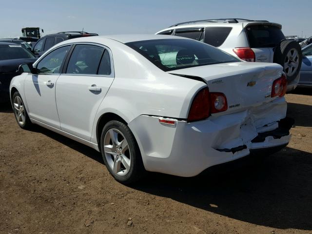 1G1ZA5EUXBF358423 - 2011 CHEVROLET MALIBU LS WHITE photo 3