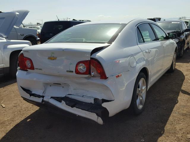 1G1ZA5EUXBF358423 - 2011 CHEVROLET MALIBU LS WHITE photo 4