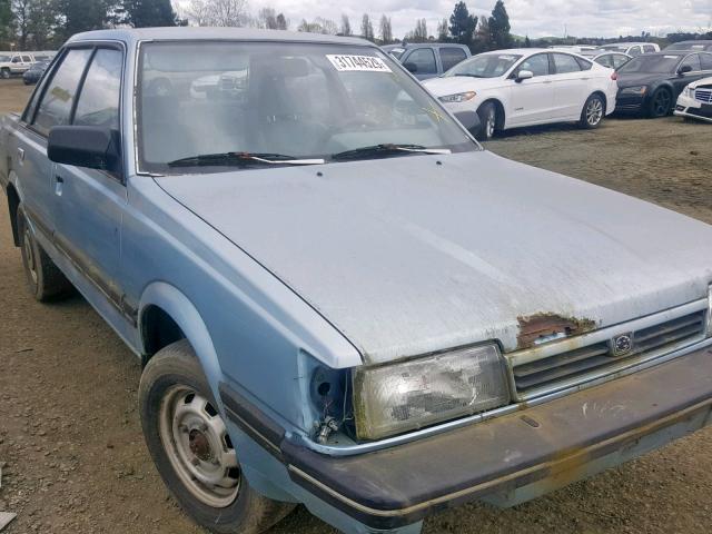 JF2AC53B2KE206224 - 1989 SUBARU GL 4WD BLUE photo 9