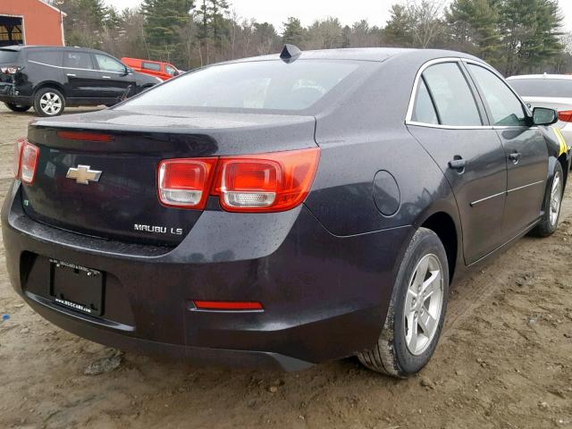 1G11A5SL5EF250949 - 2014 CHEVROLET MALIBU LS BLACK photo 4