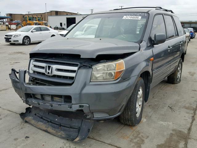 5FNYF18288B022581 - 2008 HONDA PILOT VP GRAY photo 2