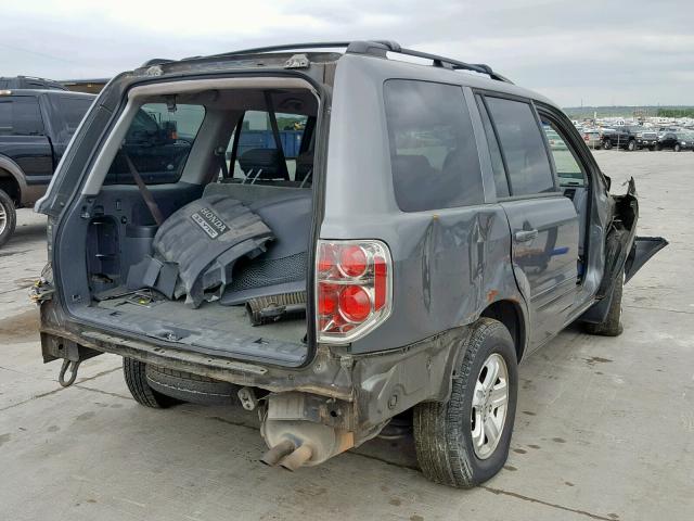 5FNYF18288B022581 - 2008 HONDA PILOT VP GRAY photo 4