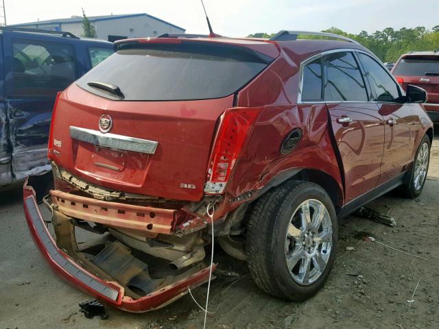 3GYFNBE35CS653585 - 2012 CADILLAC SRX PERFOR RED photo 4