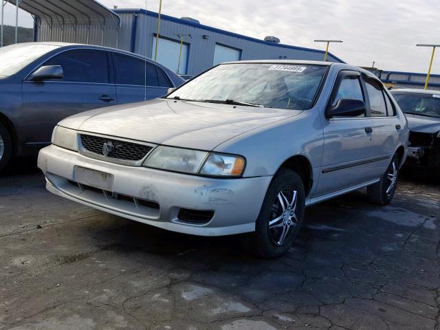 1N4AB41D4WC727159 - 1998 NISSAN SENTRA E GRAY photo 2