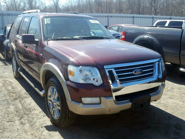 1FMEU74837UA89550 - 2007 FORD EXPLORER E MAROON photo 1