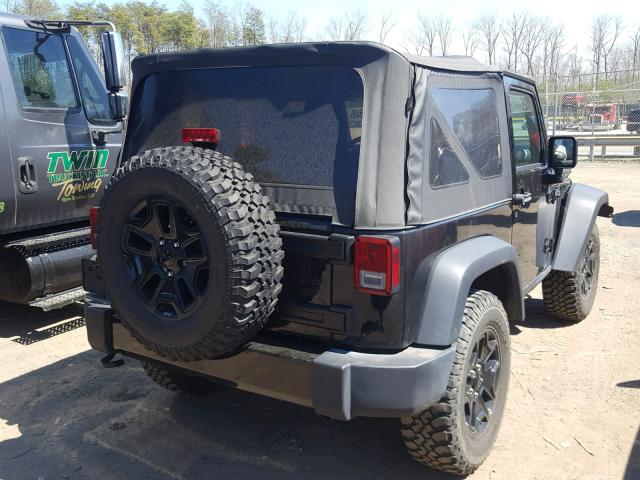 1C4AJWAG8FL757512 - 2015 JEEP WRANGLER S BLACK photo 4