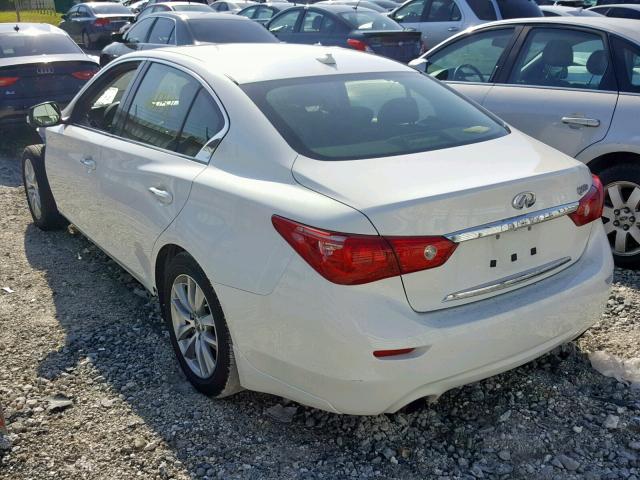 JN1BV7AP6FM332236 - 2015 INFINITI Q50 BASE WHITE photo 3