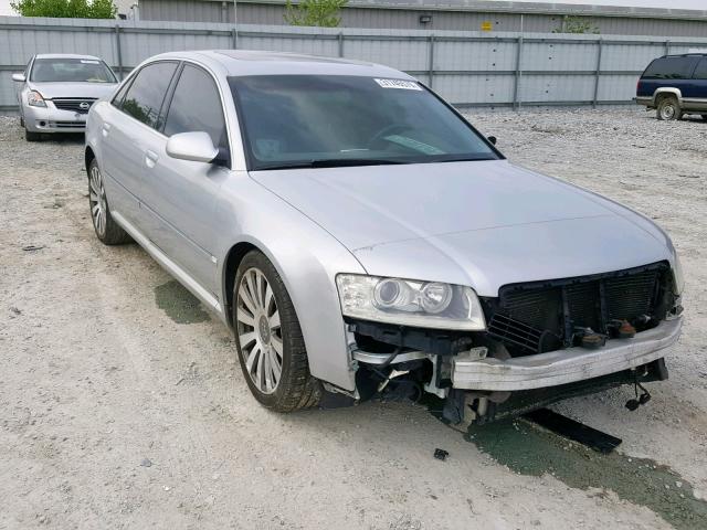 WAUML44E14N010161 - 2004 AUDI A8 L QUATT SILVER photo 1