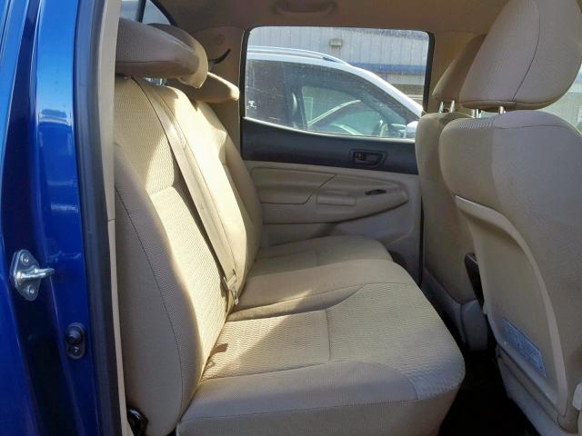 5TFJU4GN0EX054124 - 2014 TOYOTA TACOMA DOU BLUE photo 6