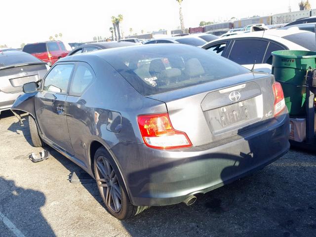 JTKJF5C78D3061585 - 2013 TOYOTA SCION TC GRAY photo 3