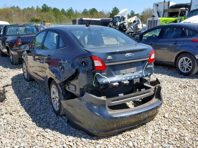 3FADP4CJ4BM157254 - 2011 FORD FIESTA SEL GRAY photo 3