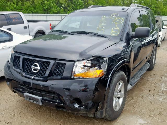 5N1AA0ND1EN605406 - 2014 NISSAN ARMADA SV BLACK photo 2