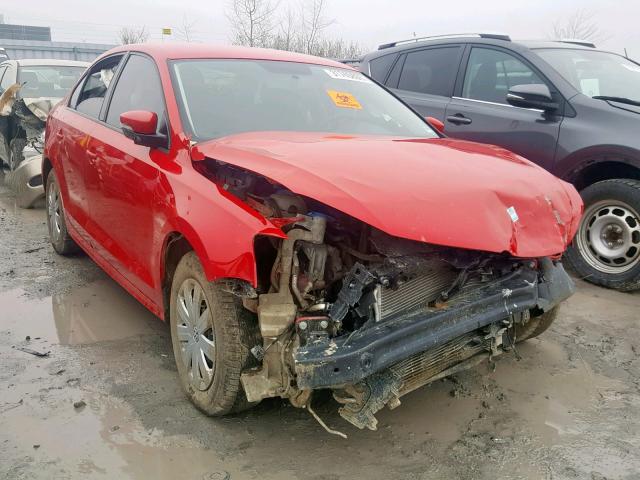 3VW2K7AJ3FM302517 - 2015 VOLKSWAGEN JETTA BASE RED photo 1