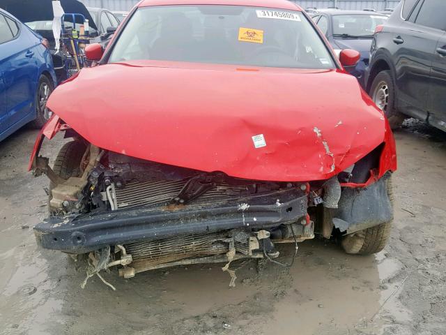 3VW2K7AJ3FM302517 - 2015 VOLKSWAGEN JETTA BASE RED photo 9