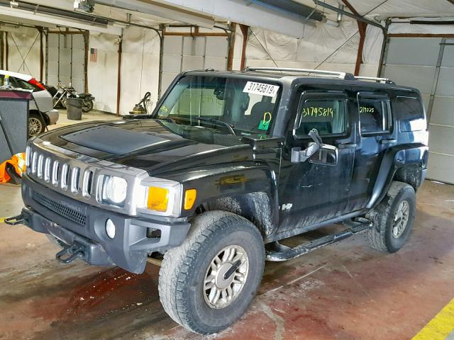 5GTDN136868163460 - 2006 HUMMER H3 BLACK photo 2