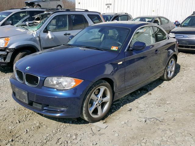 WBAUP9C56BVL90923 - 2011 BMW 128 I BLUE photo 2