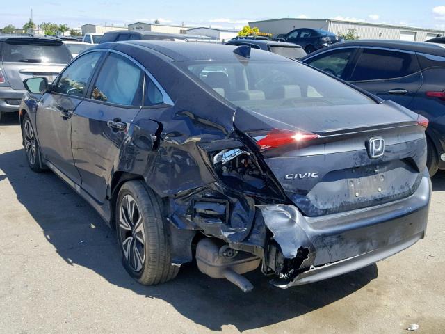 2HGFC1F74HH635467 - 2017 HONDA CIVIC EXL CHARCOAL photo 3