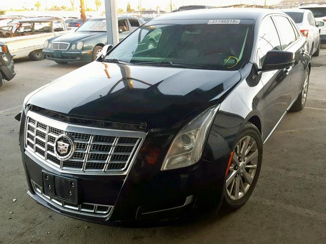 2GEXG6U35E9306780 - 2014 CADILLAC XTS LIMOUS BLACK photo 2