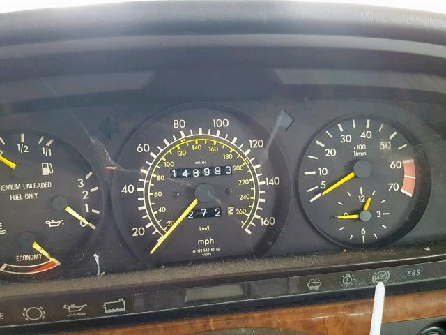 WDBCA39E0LA528693 - 1990 MERCEDES-BENZ 560 SEL BLUE photo 8