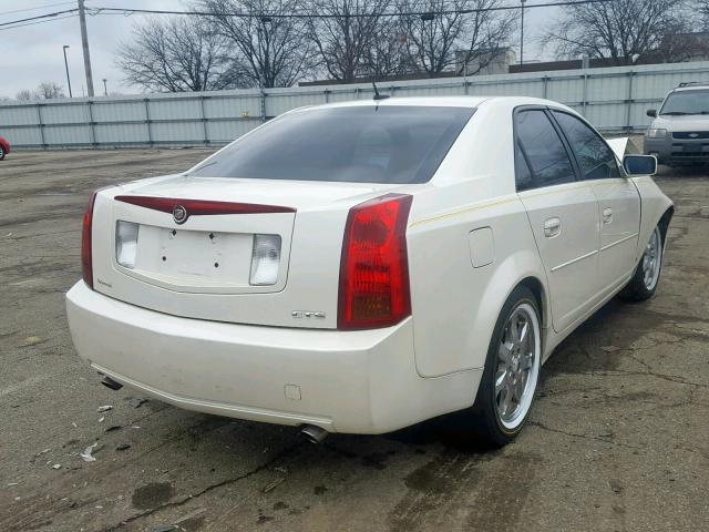 1G6DP577270188062 - 2007 CADILLAC CTS HI FEA WHITE photo 4